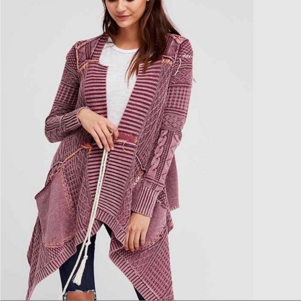 Free People Knit Sweater Cardigan